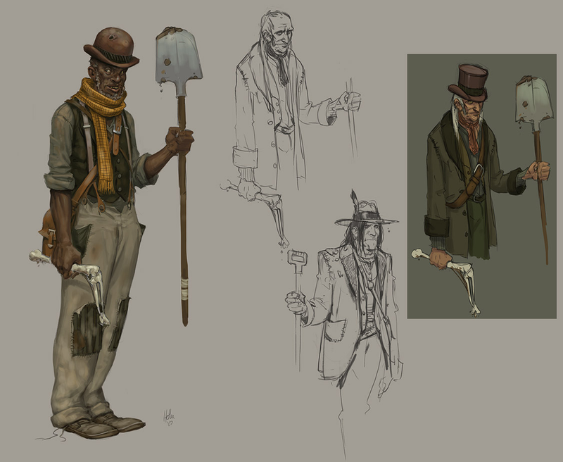 Illustration for article titled The Dusty Concept Art of Red Dead Redemption